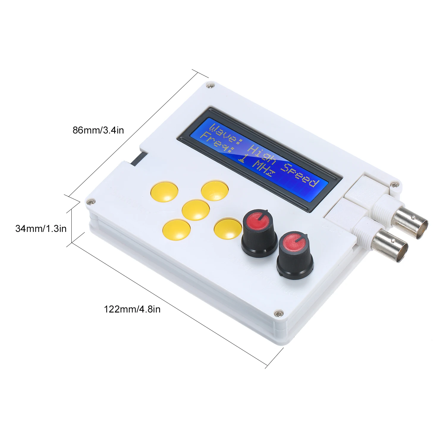 1HZ-500 кГц YM-100 DDS генератор сигналов синусоидальный сигнал прямоугольной