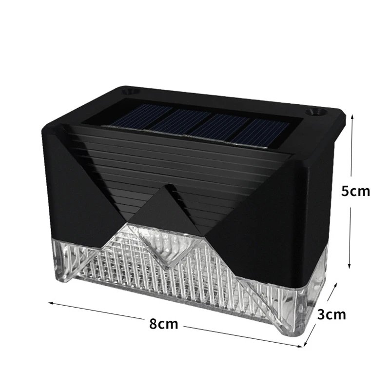 

Solar Lights Outdoor LED Waterproof Security Lights Solar Deck Lights Bright for Outdoor Stairs Step Fence CANQ889