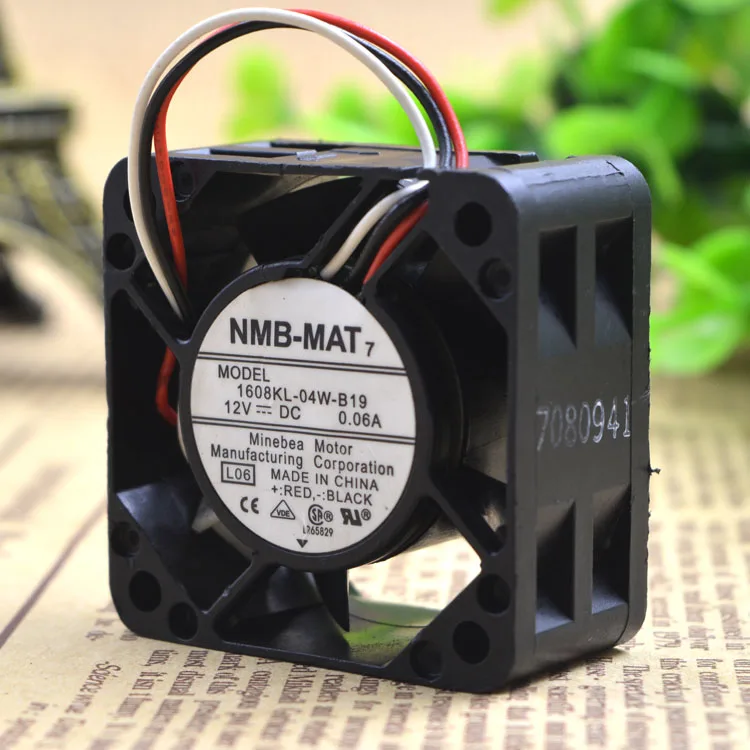 

NMB-MAT 1608KL-04W-B19 4cm 4020 DC 12V 0.06A Switch Cooling Fan