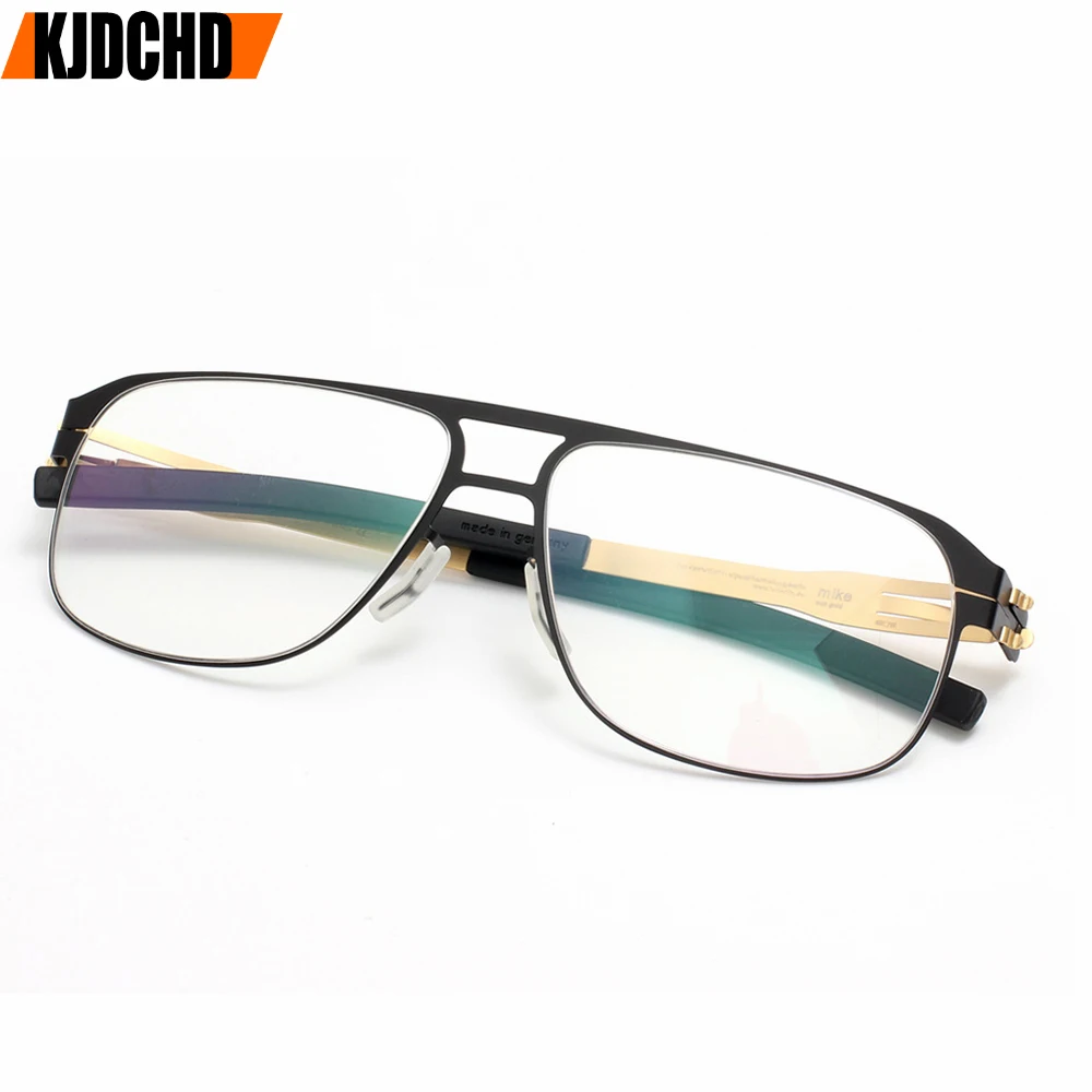 Очки KJDCHD мужские уникальный дизайн без винтов брендовая оправа оптические по