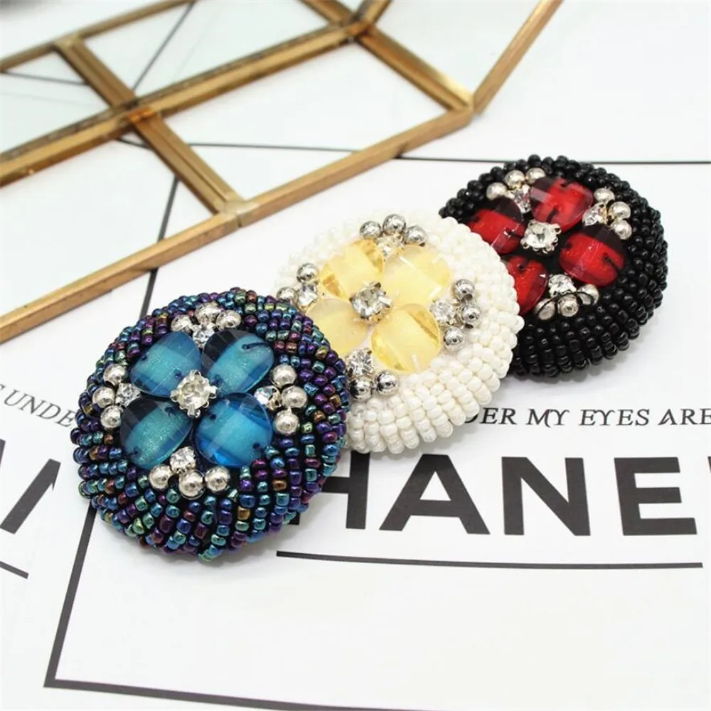 

1 PIECE sewing accessories Hand-knitted buttons, suit dress, vintage decorative buckle, Bead buttons DZ1002.DZ1020