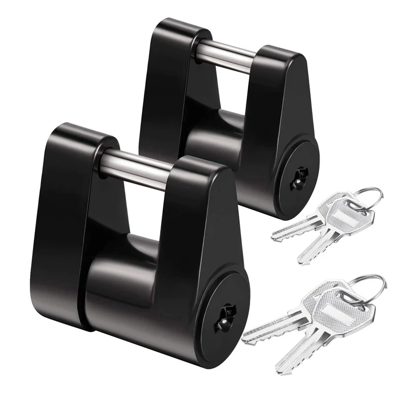 

2 комплекта, сцепная муфта для прицепа, замок для прицепа, соединительный замок, 1/4 дюйма, сцепное устройство 3/4, сцепное устройство для грузо...