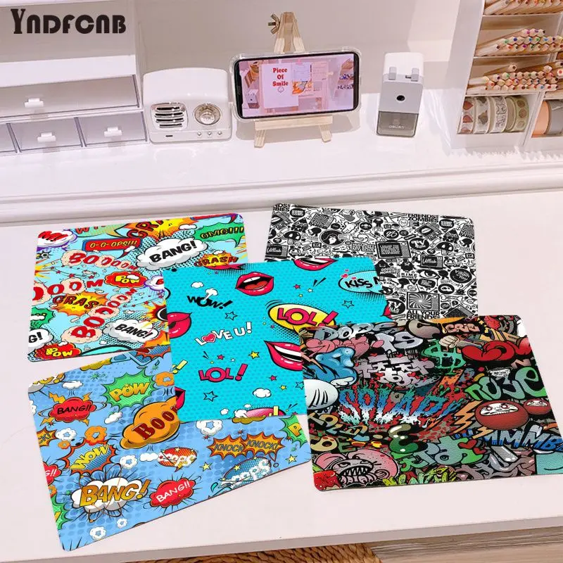 

YNDFCNB New Design Anime Graffiti Sticker Computer Gaming Mousemats or Overwatchs Top Selling Wholesale Gaming Pad mouse
