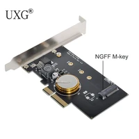 pci e 3 0 x4 to m 2 ngff m key ssd nvme card adapter pci express with power failure protection 4 0f super capacitor