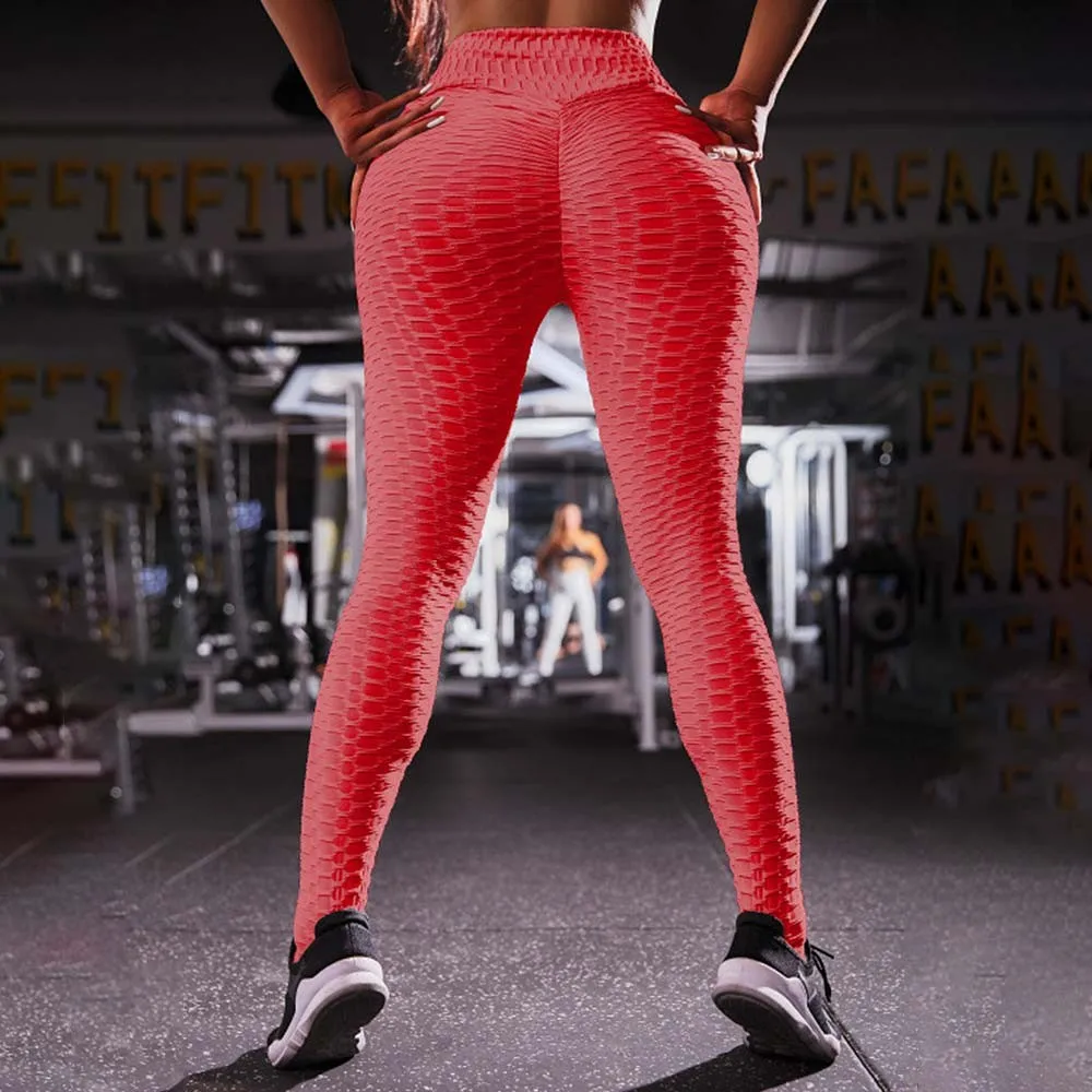 Женские леггинсы для фитнеса BEFORW с высокой талией Леггинсы пуш ап тренировок