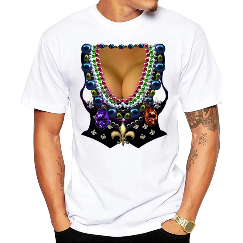 Мужская футболка с коротким рукавом круглым вырезом и принтом | одежда