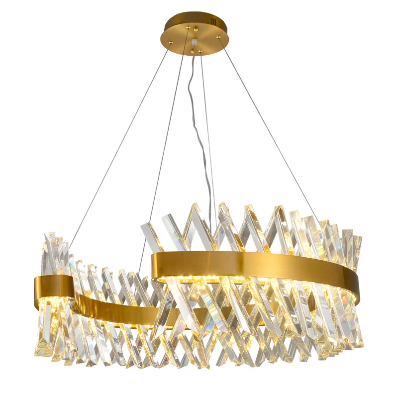 Полукруглый светодиодный подвесной светильник с регулируемой яркостью для