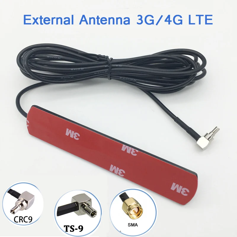 WIFI антенна 3G 4G LTE патч Антенна 700 2600 МГц 3dbi С CRC9 папа TS9 SMA разъем 3 5 м удлинитель для