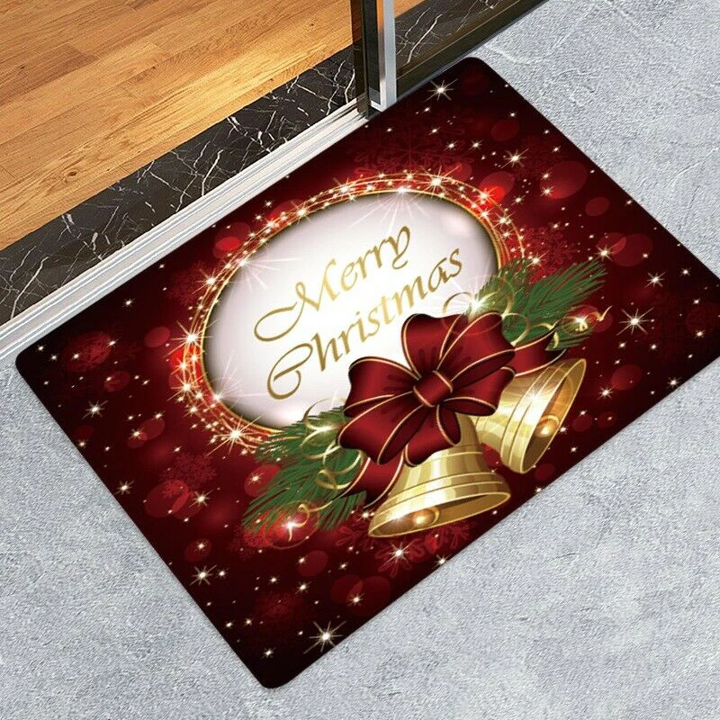 3D Рождественский Санта Клаус Противоскользящий коврик для кухни Декор
