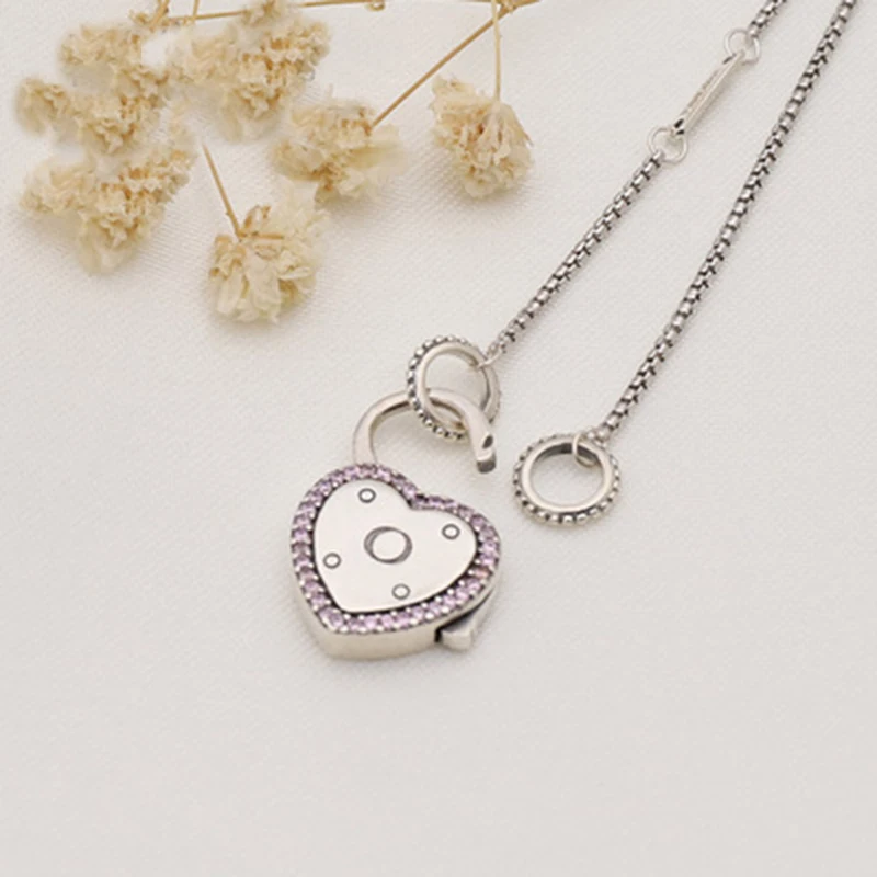 

PanDO 1:1 Made 925 Sterling Silver Custom DIY Original High-Quality Exquisite Necklace