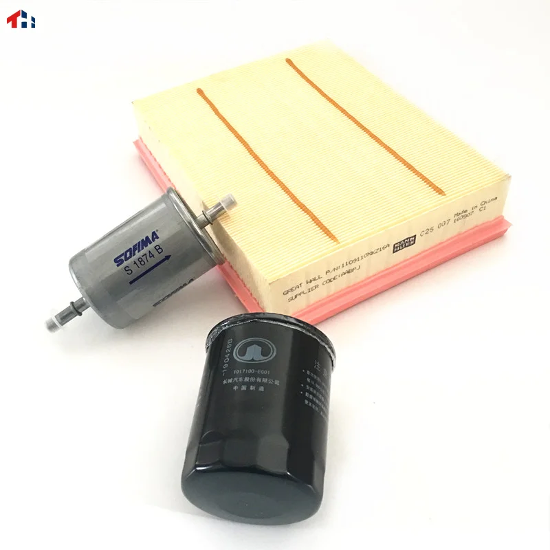 Автомобильный воздушный фильтр масляный топливный комплект из трех предметов