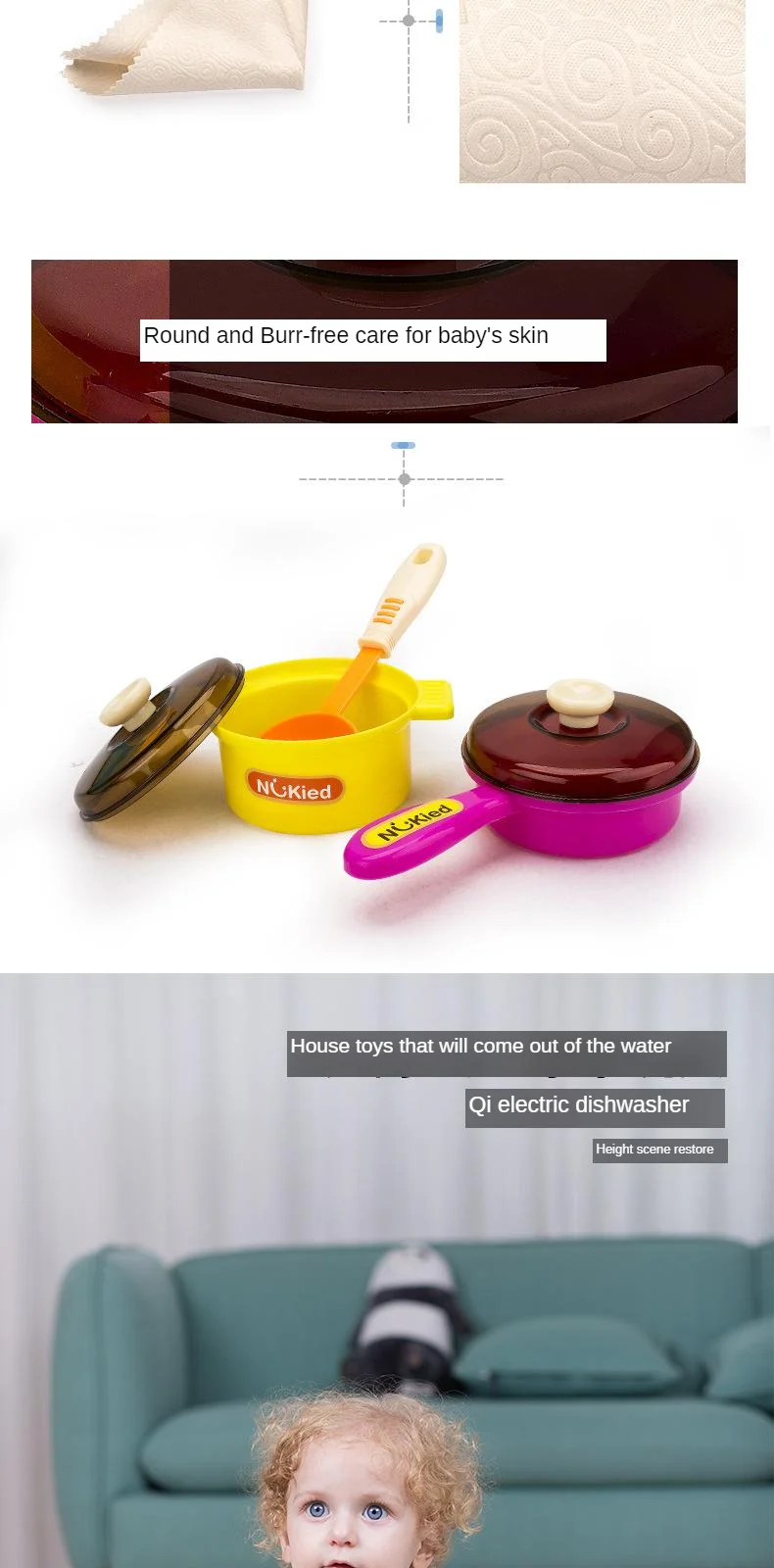 NUKied Dishpan игровой домик для кухни бассейн детский игровой набор с водой детская раковина