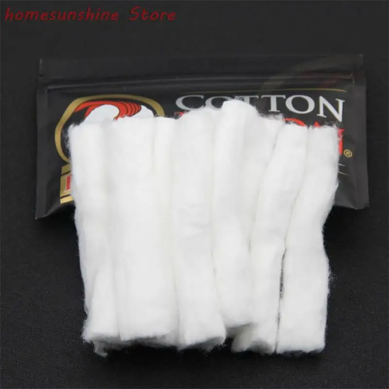 20 штук нового 100% хлопкового бекона для электронных сигарет, подходит для RDA RTA атомайзеров, танков и вейперов