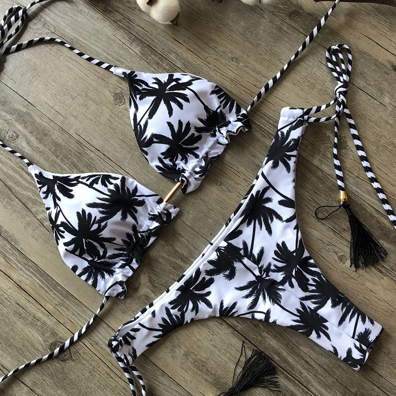 

2020 Popular Printed Bikini New Strap Swimsuit Sexy Bathing Suits Swimsuit Women bikini set