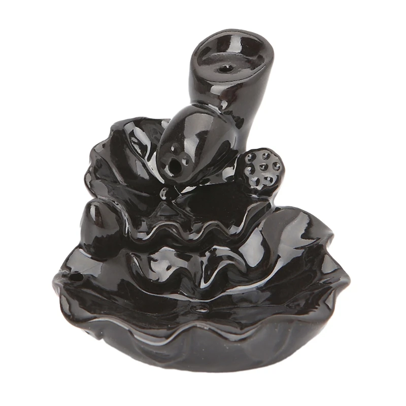 

Creative Tower Incense Ceramic Burner Fragrance Holder Backflow Censer Creative Aromatherapy Smoke Reflux Incense burner