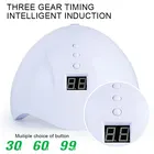 УФ светодиодный лампа для сушки гель-лака, 12 Вт, с таймером и USB-кабелем