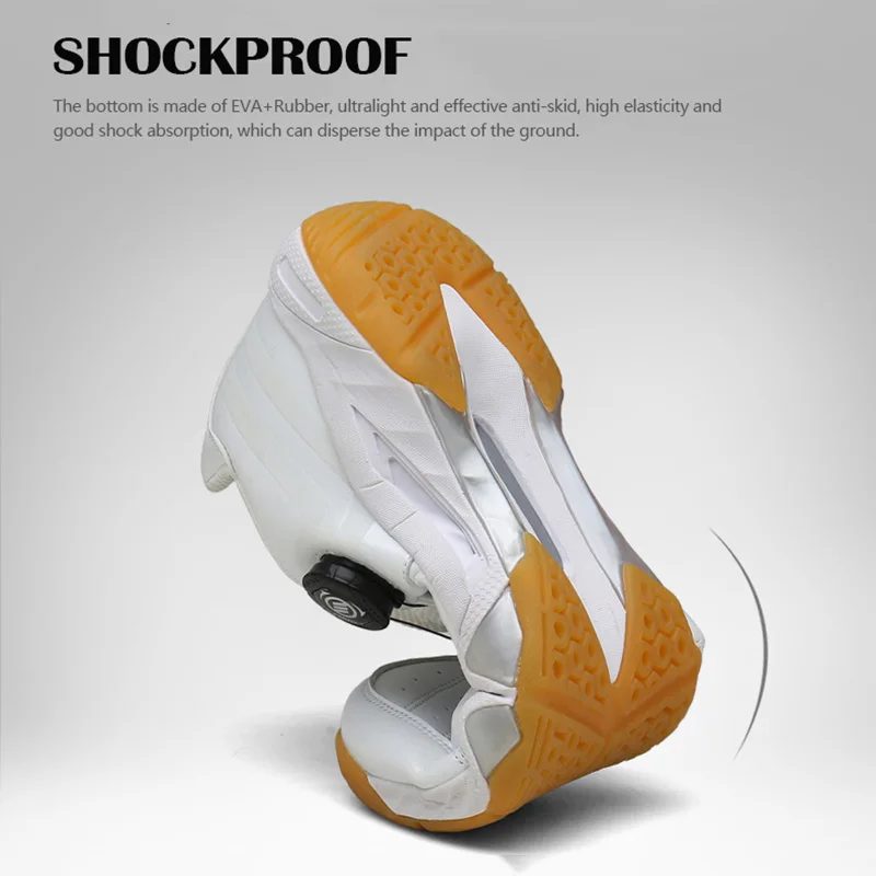 

High Quality Men Sneakers Badminton Shoes Outdoor Sports Shoes Women Tennis Shoes Breathable Damping Baseball Badminton Sneakers