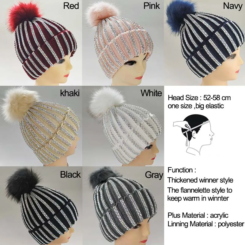 Высококачественные вязаные повседневные шапочки кашемировые зимние шапки для