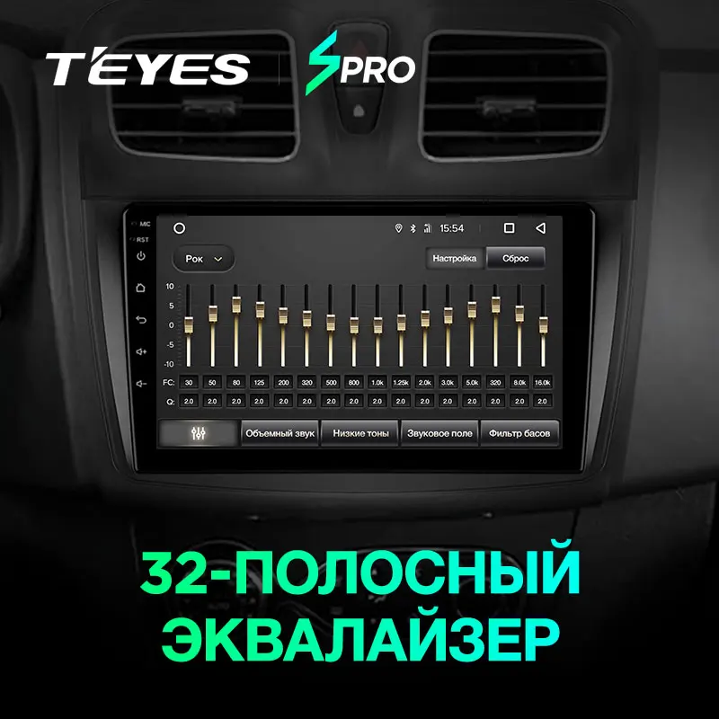 TEYES SPRO Штатная магнитола для Рено Логан 2 Сандеро 2 Renault Logan 2 2012 Sandero 2 Symbol Android 8.1, до 8-ЯДЕР, до 4+ 64ГБ 2DIN автомагнитола 2 DIN DVD GPS мультимедиа автомобиля головное