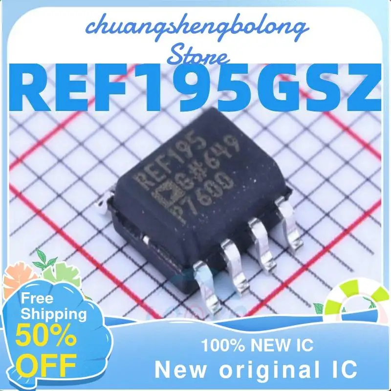 1PCS REF195GSZ REF195GS REF195 SOP-8 New original IC Voltage reference import ADI