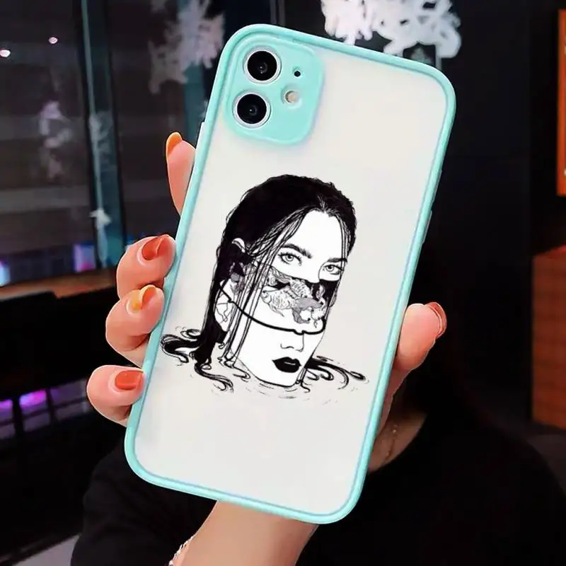 

Junji Ito Collection Tees Horror Phone Cases matte transparent For iphone 7 8 11 12 plus mini x xs xr pro max cover
