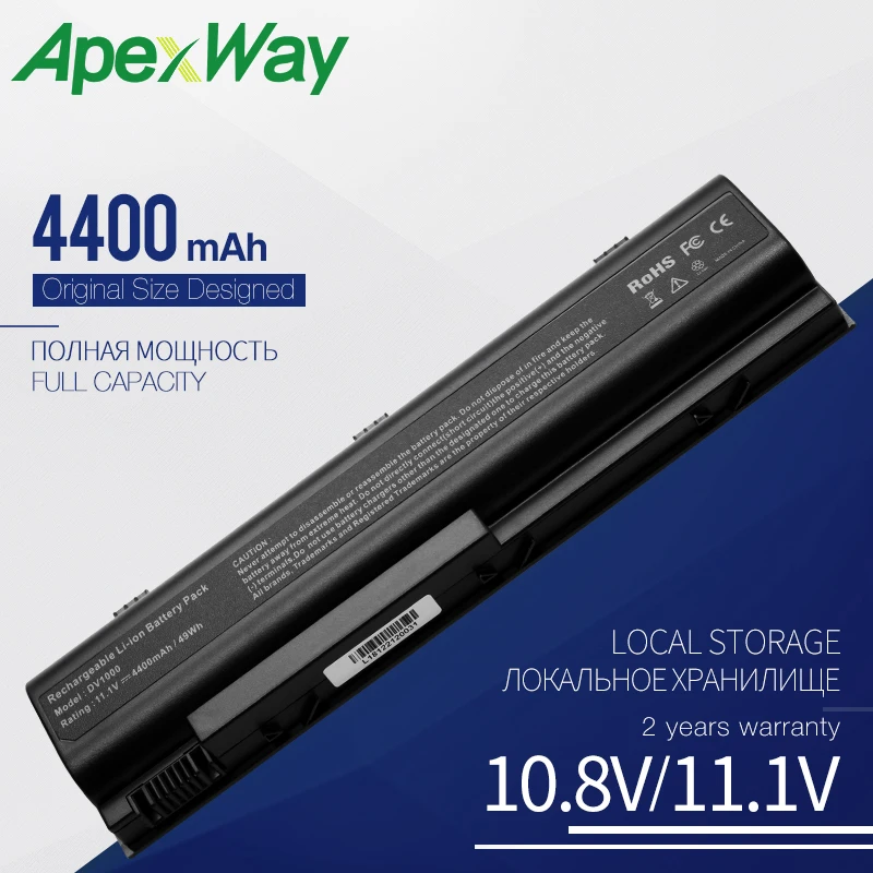 Аккумулятор PF723A для ноутбука HP Pavilion dv1000 dv4000 dv5000 ze2000 11 1 В Compaq Presario C300 C500 M2000 V2000 V4000