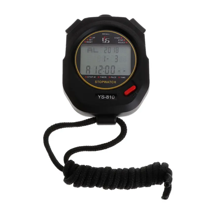 

Professional Handheld Digital Stopwatch Sport Running Training Chronograph Timer
