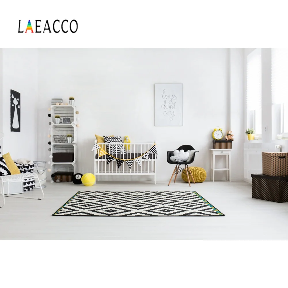 Фотофон Laeacco Boudoir для детской кроватки шары подарок игрушка кукла стена ребенок
