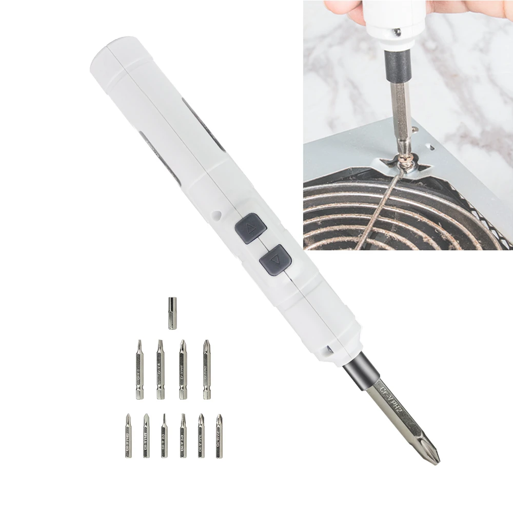 Электрическая отвертка 11 бит S2 Набор отверток Cordeless Электроинструмент DIY Набор инструментов для ремонта дома USB зарядка