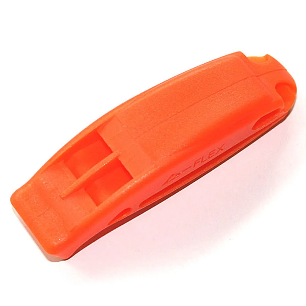 

1pc Portable Outdoor Survival Rescue Emergency Plastic Whistle With Clip free shipping