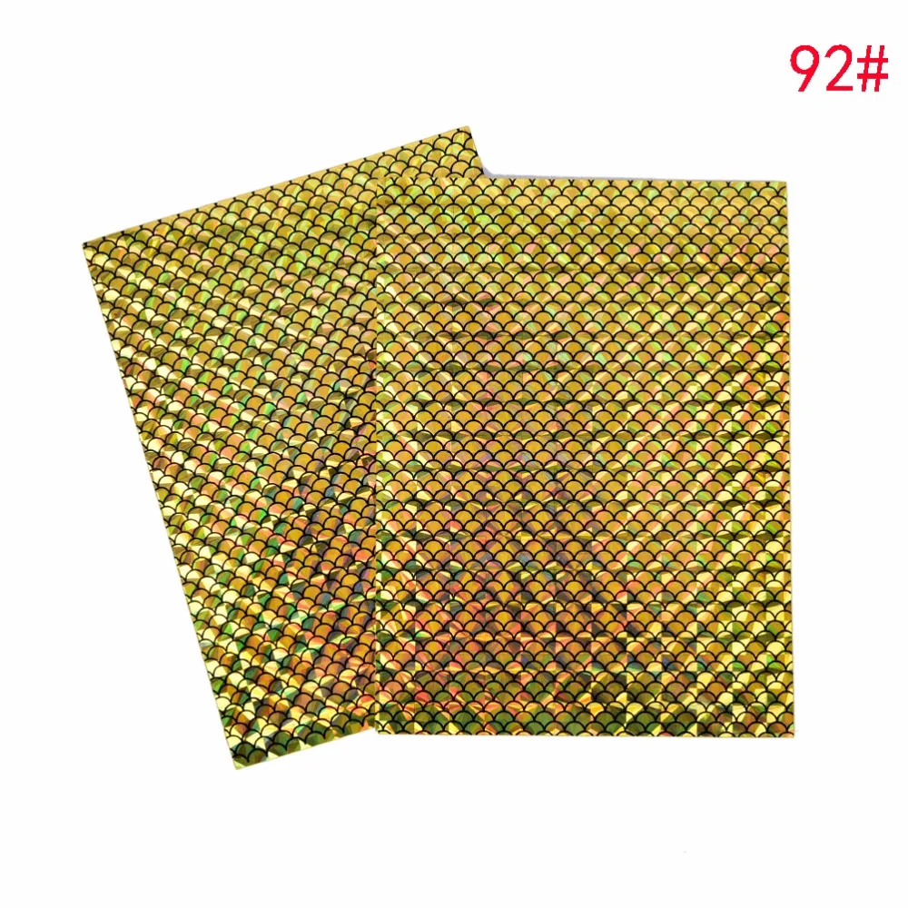 4 листа/партия Голографическая клейкая пленка лента приманка для изготовления