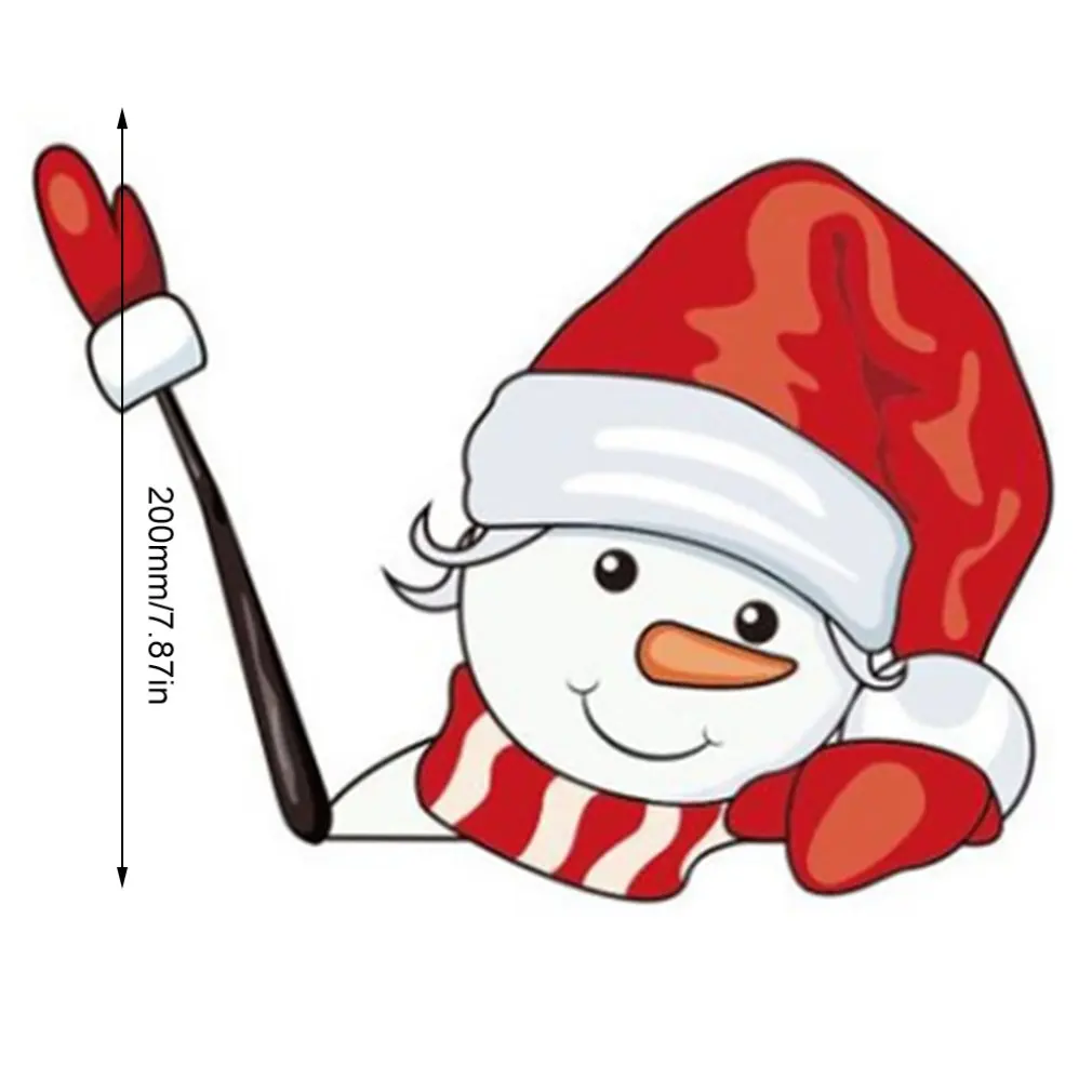 Рождественские персонализированные наклейки для автомобиля рождественские