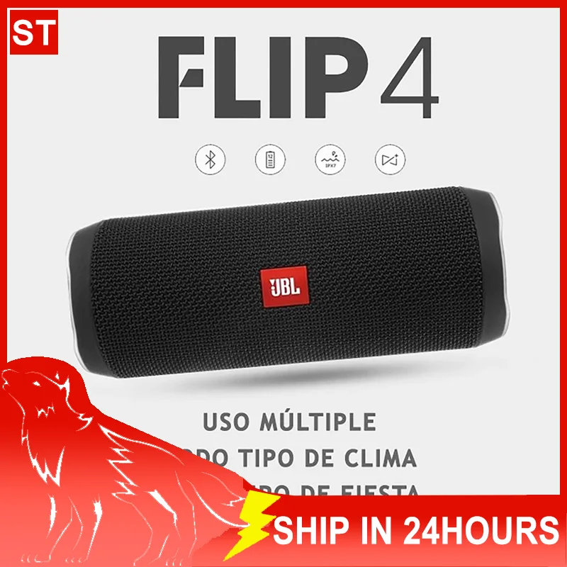 JBL Flip 4 Ipx7 беспроводной динамик Bluetooth Музыка калейдоскоп водонепроницаемый