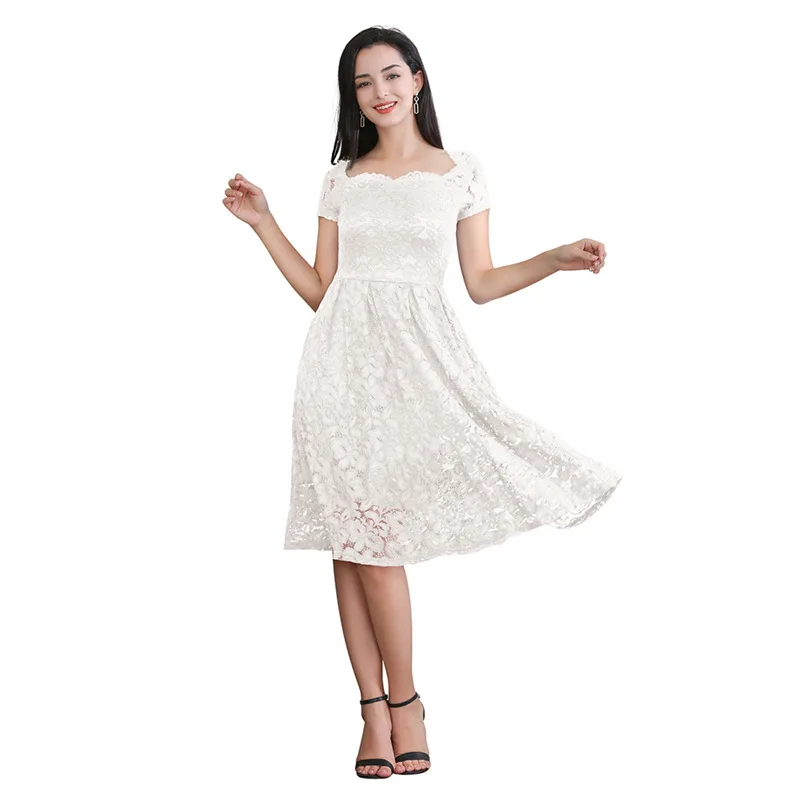 

Summer Dress Women Black Fashion Sexy Girls Clothes 2018 Dresses Elegant Plus Size Women Lace Vintage