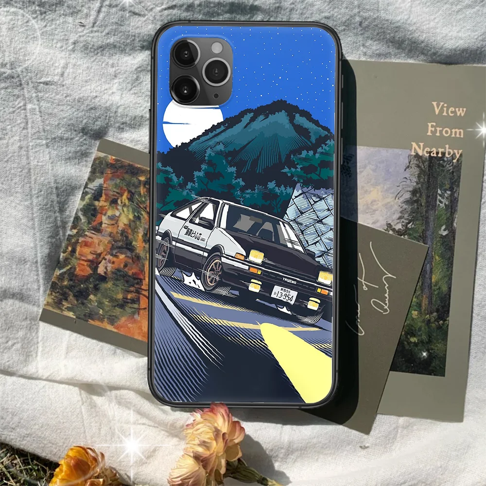 

AE86 Car Phone Case Cover Hull For iphone 5 5s se 2020 6 6s 7 8 12 mini plus X XS XR 11 PRO MAX black Funda Silicone Etui Tpu