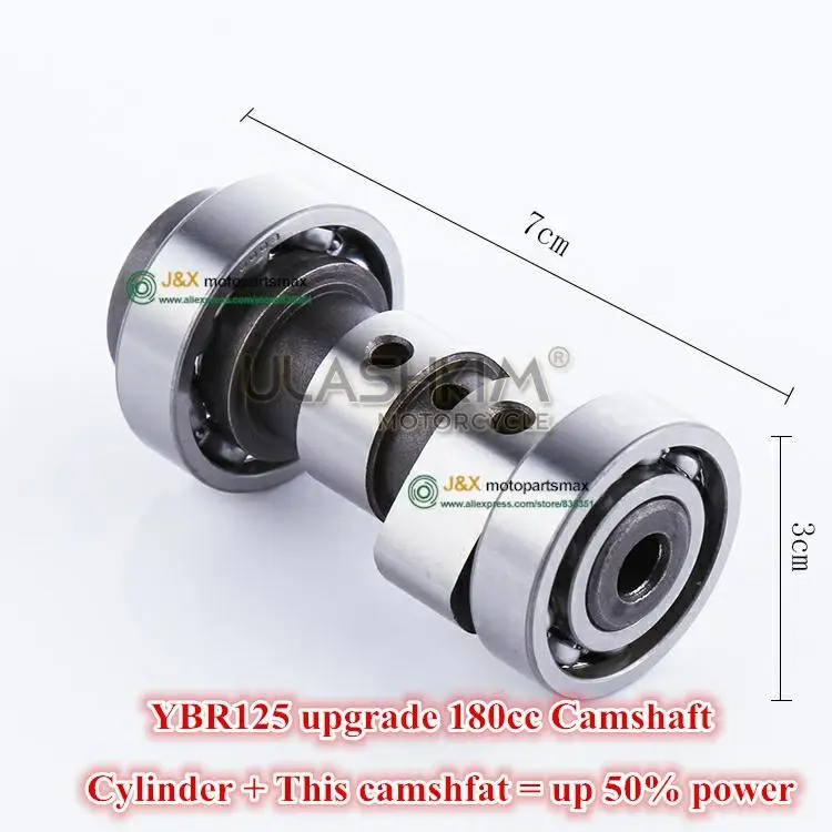 Бесплатная доставка гоночный YBR125 распределительный вал обновление до YBR150cc