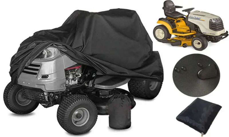 140*66*91CM Black Garden Tractor Heavy Duty Riding Lawn Mower Cover Waterproof Protector | Дом и сад