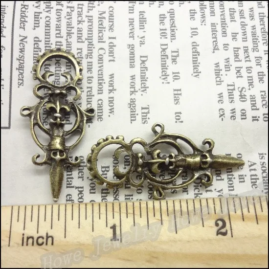 

18pcs/Lot Bronze Arrow Connector Charms, For women DIY Necklace Aesthetic Accessories Vintage Fashion Jewelry Making Supplies