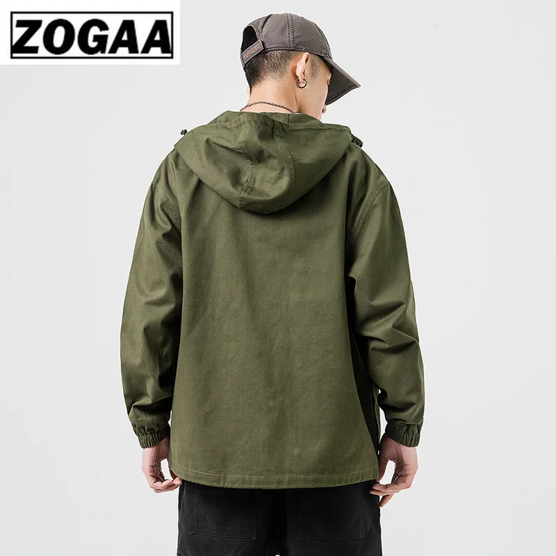 Zogaa/Новинка 2019 года сезон весна-осень мужские куртки в японском стиле большой