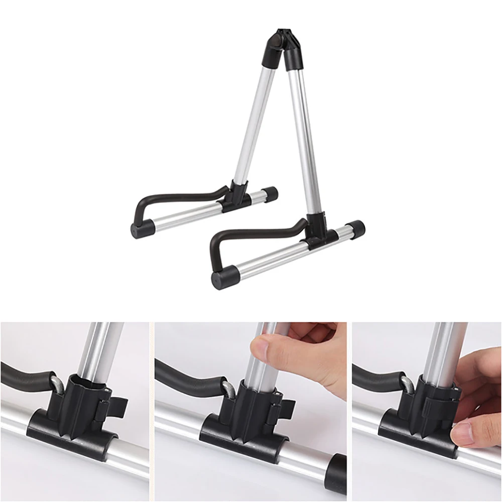 

Universal Guitar Stand Folding A-Frame use for Acoustic Electric Guitars Guitar Floor Stand Holder