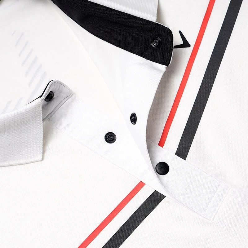 

New Golf Wear Men Golf T-Shirt Summer Short Sleeved Breathable Quick Drying Clothing