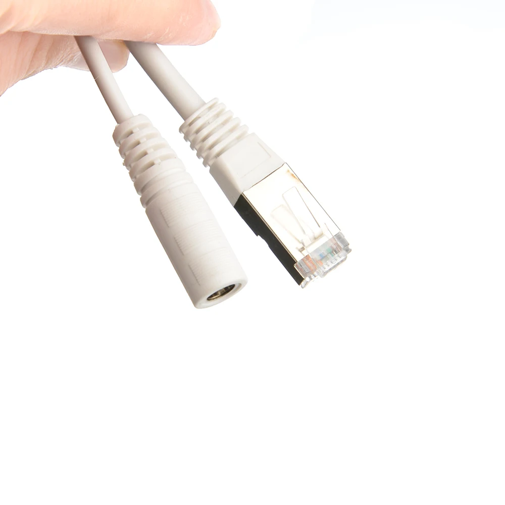 12V-56в Gigabit PoE кабель инжектора разделитель Poe Инжектор экранированный RJ45 разъем