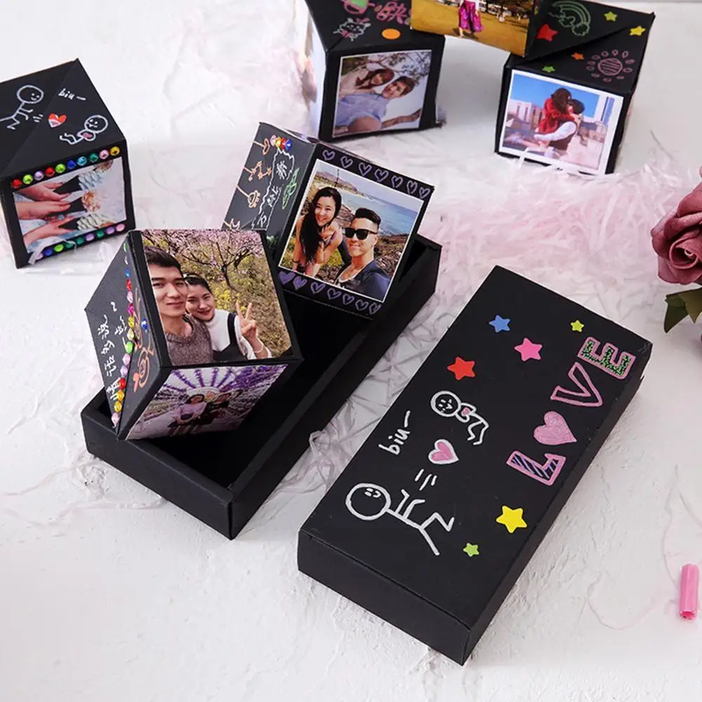 

Новинка, креативная коробка-сюрприз «сделай сам», игрушечная коробка с прыжками, взрывобезопасный подарок на день Святого Валентина, День р...