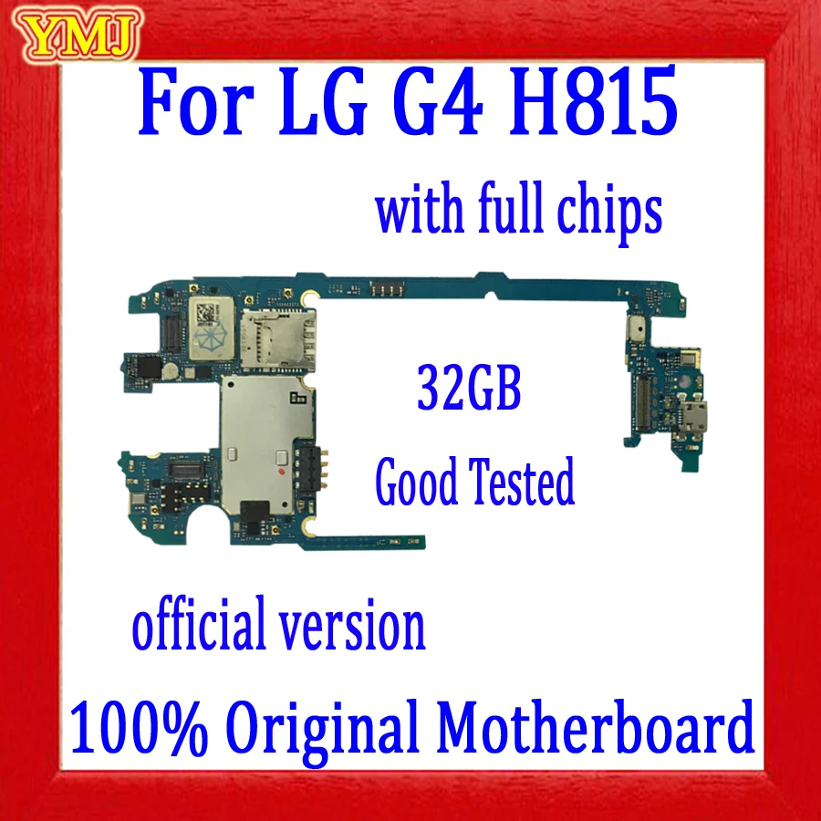 Бесплатная доставка 100% оригинальная материнская плата для LG G4 H815 H810 H811 H812 VS986 с