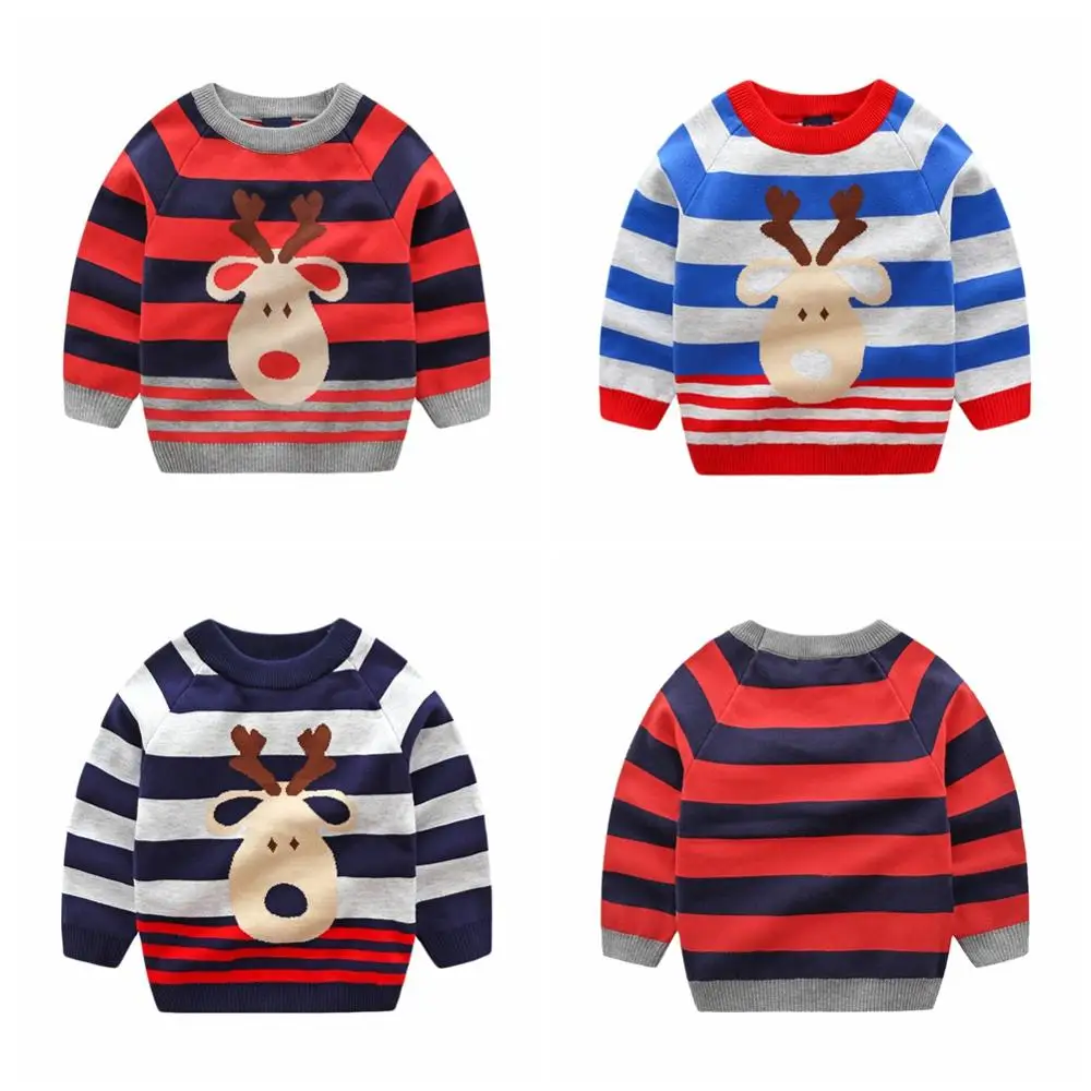 Милые рождественские свитера для маленьких девочек с героями мультфильмов