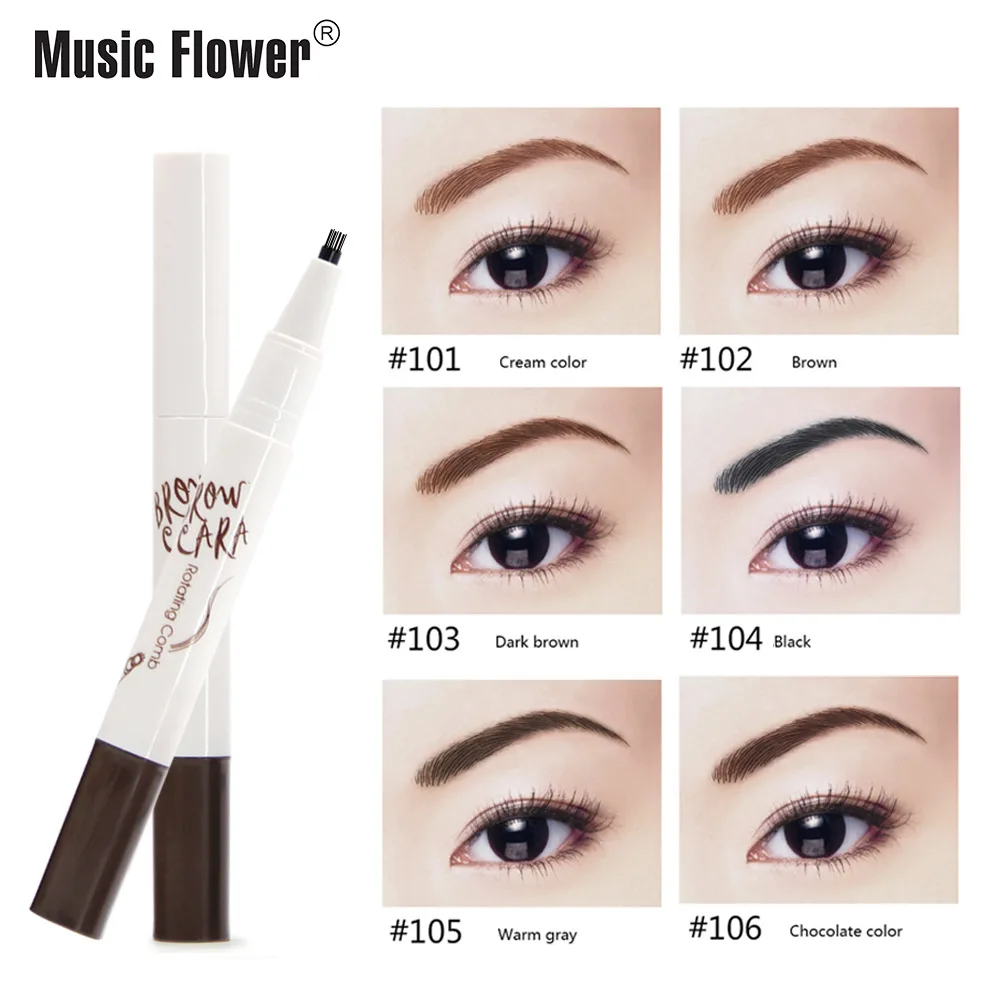 Лидер продаж музыка цветок разнообразные крем краска для бровей поворотный