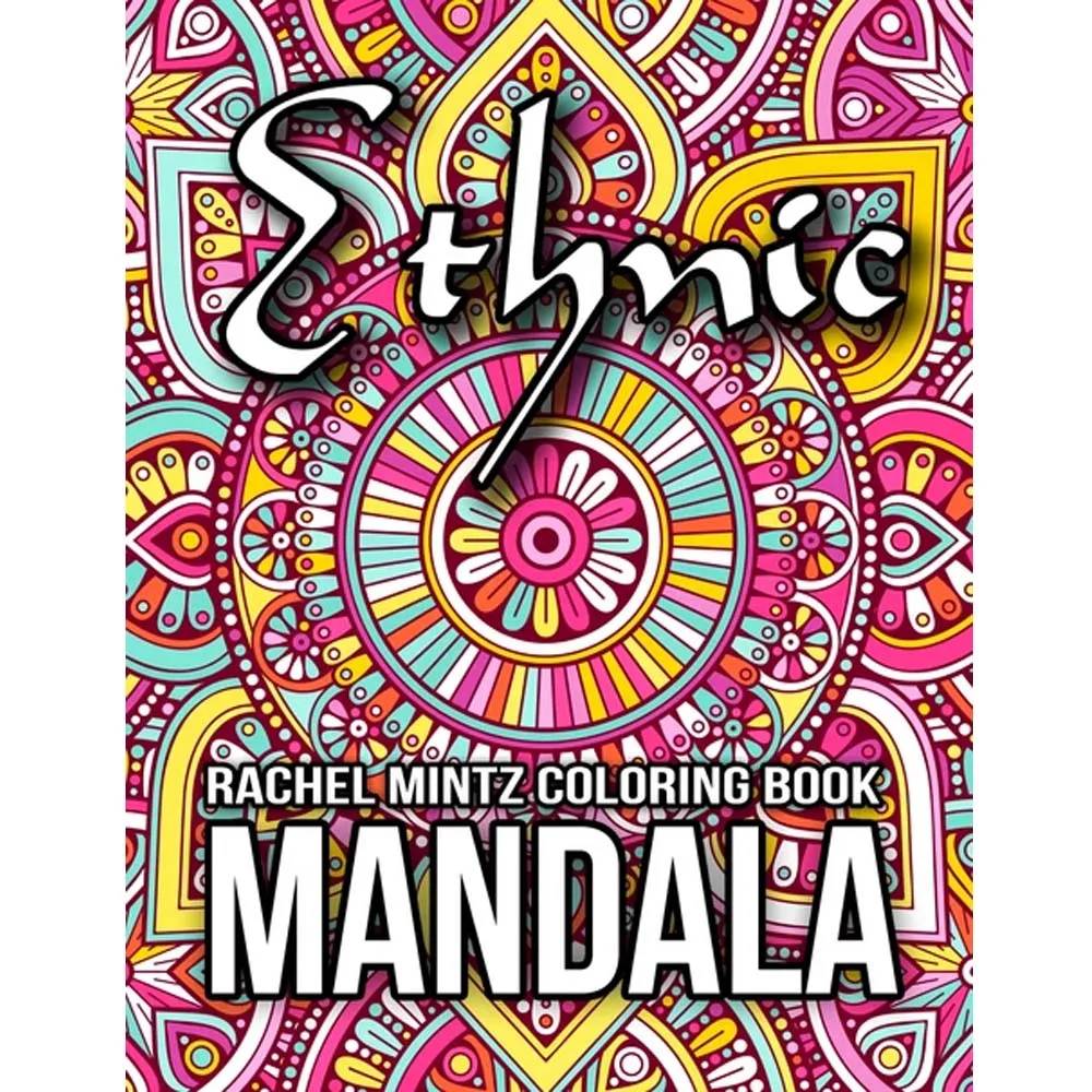 Ethnic Mandala - : Anti Stress Oriental Decorative Mandala Coloring Book