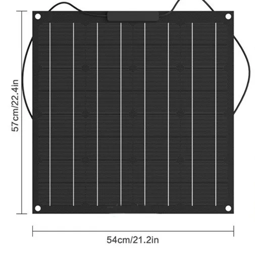 

12V 50W etfe Flexible solar panel monocrystalline solar cell for car with low price