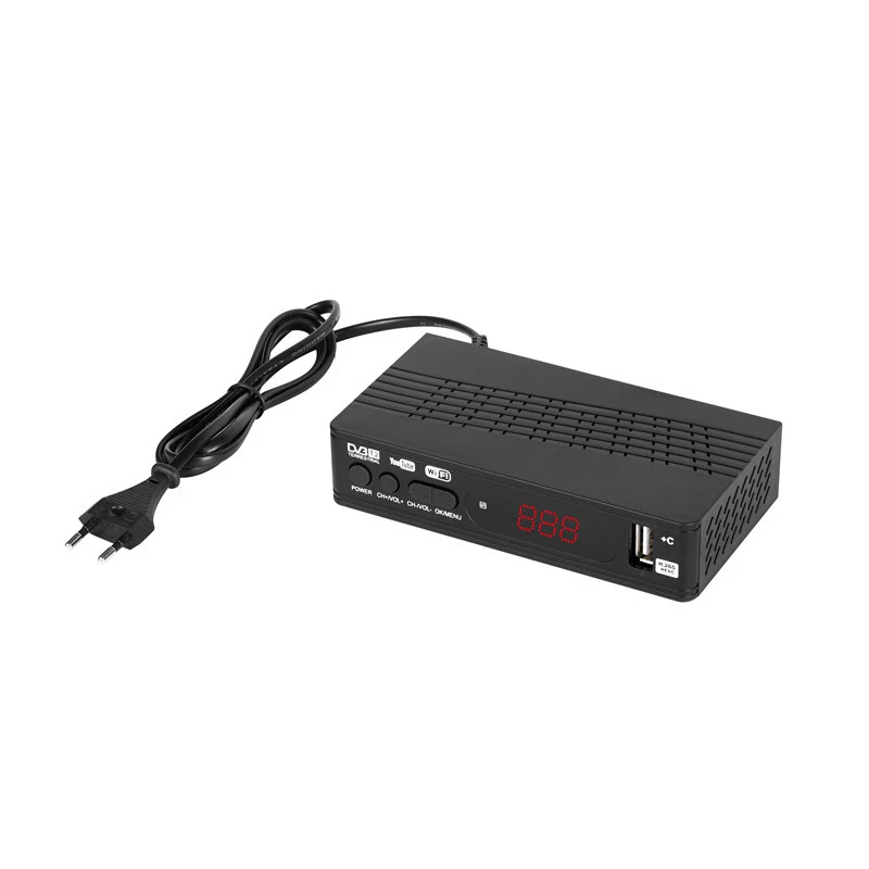 Цифровой ТВ-ресивер DVB-T/T2/C ТВ-тюнер приставка Wi-Fi USB2.0 Full HD 1080P DVB-T2 спутниковый