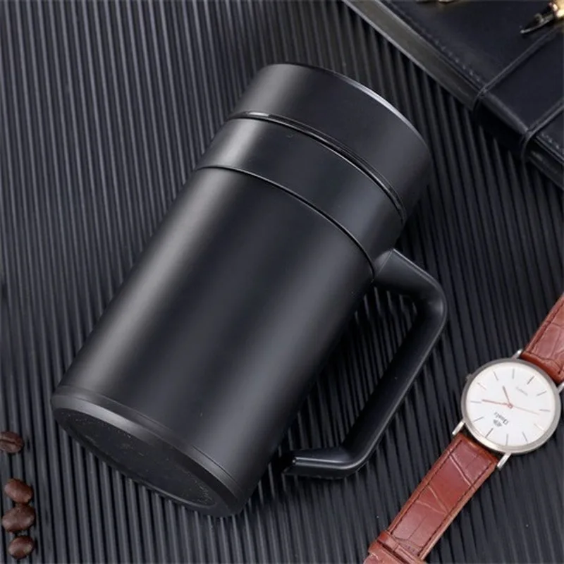 

Coffee tea with handle Stainless Steel vacuum flasks Thermo mug Travel coffee mug for man gift